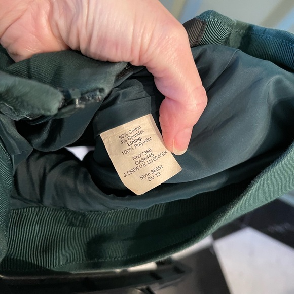 J. Crew - No. 2 Hunter Green Pencil Skirt - Picture 6 of 6